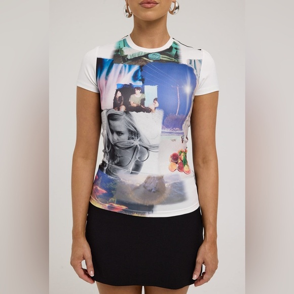 *NWT* Basic Pleasure Mode Sofia Baby Tee from Urban Outfitters, Size XL - Picture 3 of 16